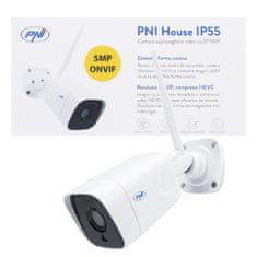 PNI IP55 5MP brezžična WiFi nadzorna kamera,30m,Camhi