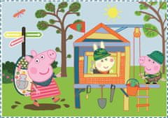 Trefl Puzzle Peppa Pig: Spomini na počitnice 4 v 1 (12,15,20,24 kosov)