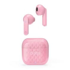 SBS Air Free brezžične slušalke, roza
