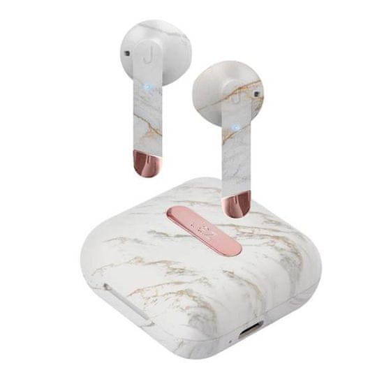 SBS Hoox brezžične slušalke, marmorno bele - odprta embalaža
