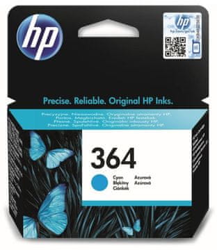 HP kartuša 364, cyan (CB318EE)