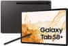 Galaxy Tab S8+ 5G (X806) tablični računalnik, 128 GB, temno siva
