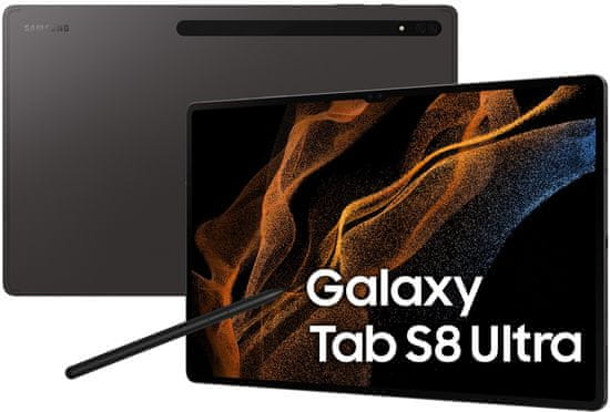 Samsung Galaxy Tab S8 Ultra 5G (X906) tablični računalnik, 128 GB, temno siva