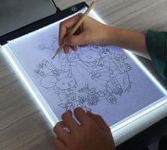 Netscroll LED osvetlitvena tablica za risanj, darila, ideja za darila, DrawPad