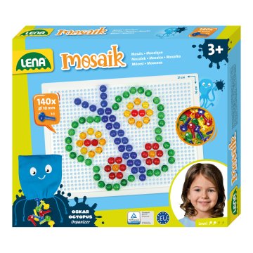 LENA Mozaik klobuk 1 cm kristal /140 kosov
