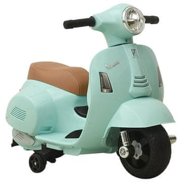 Vidaxl Otroški električni motor Vespa GTS300 zelene barve