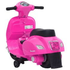 Vidaxl Otroški električni motor Vespa GTS300 roza barve