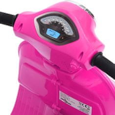 Vidaxl Otroški električni motor Vespa GTS300 roza barve