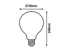 Rabalux 1382 LED žarnica G95 E27 8W