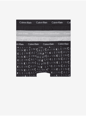 Calvin Klein Moška Oprijete boksarice 3 Piece Črna iva S
