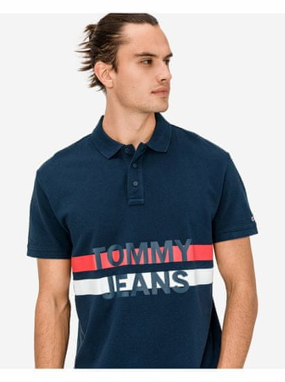 Tommy Jeans oška Block Stripe Polo majica odra