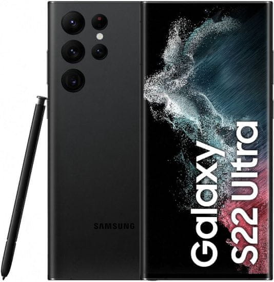 Samsung Galaxy S22 Ultra 5G (S908) pametni telefon, 12 GB/256 GB, Phantom Black