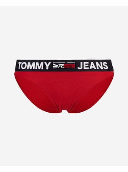 Tommy Jeans Ženska Contrast Waistband Hlačke Rdeča