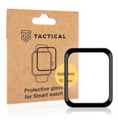 Tactical Glass Shield 5D zaščitno steklo za Apple Watch 4/5/6/SE 44mm, črno (2454876)