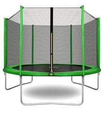 aGa SPORT TOP Trampolin 250 cm Svetlo zelena + zaščitna mreža
