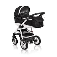 Coto Baby Otroški voziček Aprilia 3v1 &#8211; vzorčasto temno siv