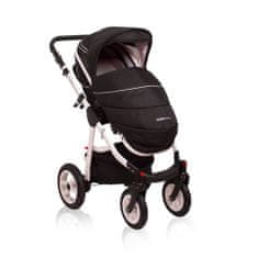 Coto Baby Otroški voziček Aprilia 3v1 - vzorčasto svetlo siv