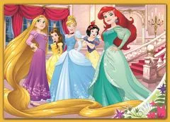 Trefl Disneyjeva sestavljanka princesa: Veseli dan 4 v 1 (35,48,54,70 kosov)