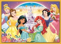 Trefl Disneyjeva sestavljanka princesa: Veseli dan 4 v 1 (35,48,54,70 kosov)