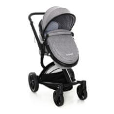Coto Baby Otroški voziček Sydney 2v1 light grey