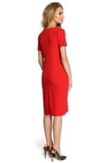Made of Emotion Ženska večerna obleka Rita M234 rdeča XL