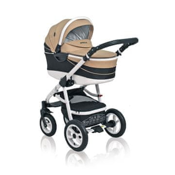 Coto Baby Otroški voziček Aprilia 3v1 – len bež