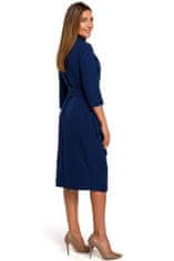 Stylove Ženska večerna obleka Krystyn S175 tmavo modrá M
