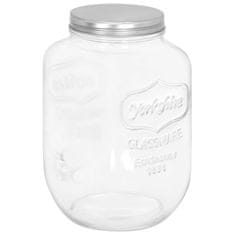 Vidaxl Posoda za doziranje pijače 8050 ml steklo