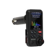 Blow FM oddajnik 74-168, 3v1, Bluetooth 5.0 + QC hitri polnilec + prostoročno telefoniranje, črn