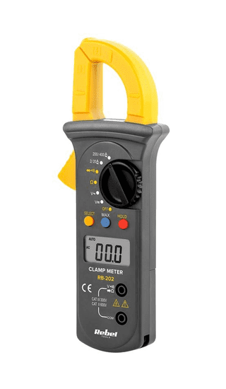 Rebel Merilne klešče , V (DC-AC), Tok(AC), Upor., Temp., Test diod, piskač, HOLD, Auto off