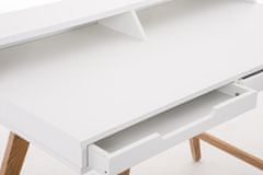 BHM Germany Pisalna miza Eaton, 110 cm, bela