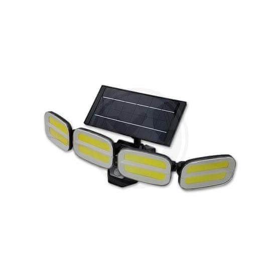 master LED Solarni LED reflektor IP65 4xCOB PIR daljinski upravljalnik