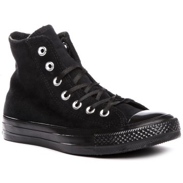 Converse Superge črna Chuck Taylor All Star Mono Plush Suede