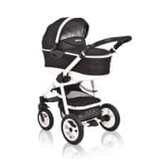 Coto Baby Otroški voziček Aprilia 3v1 - črn
