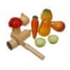 Leseni set živil za rezanje (sadje in zelenjava)