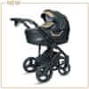 Coto Baby Otroški voziček Quara 3v1 &#8211; BLACK GOLD ECO