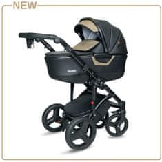 Coto Baby Otroški voziček Quara 3v1 &#8211; BLACK GOLD ECO