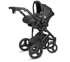 Coto Baby Otroški voziček Quara 3v1 - BLACK GOLD ECO