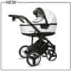 Coto Baby Otroški voziček Quara 3v1 &#8211; WHITE ECO