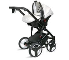 Coto Baby Otroški voziček Quara 3v1 &#8211; WHITE ECO