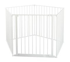 BabyDan Varnostna ograja FLEX XXL 90-350cm bela