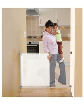 Dreambaby Varnostna vrata zložljiva do 140 cm bela