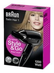 Braun Potovalni sušilec za lase Satin Hair 1 - HD 130 To Go