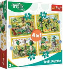 Trefl Puzzle Treflíci: Zabava 4 v 1 (12,15,20,24 kosov)