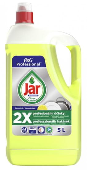 Jar Professional Lemon koncentrirano tekoče sredstvo za pomivanje posode, 5l 