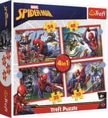 Trefl Puzzle Heroic Spiderman 4 v 1 (35,48,54,70 kosov)