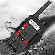 Baofeng Najmočnejši 10W oddajnik Baofeng BF-UV10R s podporo za UHF, VHF, FM in PMR frekvence