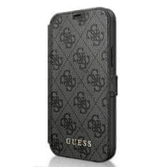 Guess GUFLBKSP12M4GG iPhone 12/12 Pro 6,1" siva knjiga 4G Charms Collection
