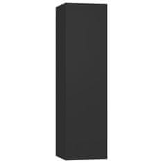 Vidaxl TV omarica 2 kosa črna 30,5x30x110 cm iverna plošča