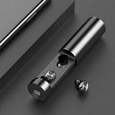 Netscroll Vodoodporne brezžične bluetooth slušalke s polnilno postajo, modern design, AudioInfinity